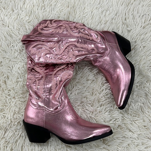 BILLINI DANILO PINK METALLIC boots - Picture 2 of 9